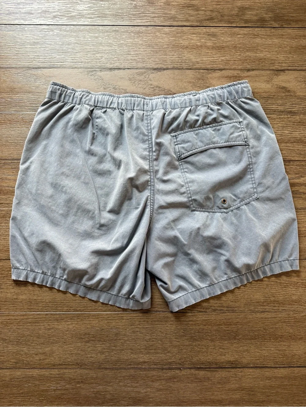Buck Mason - Mens Light Blue Gray Casual Drawstring Shorts